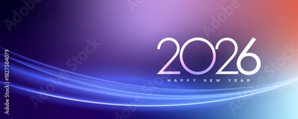 Obraz 2026 Happy New Year Background
