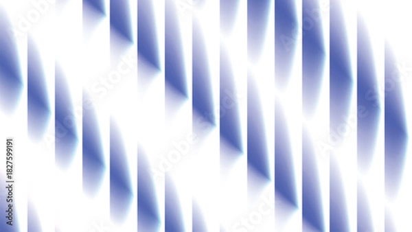 Fototapeta A vertical glass motion, glowing white, blue, fractal glass effect gradient on a white background, ribbed, Spectrum waves effect, ethereal glass effect, neon, sense of motion, 8K.