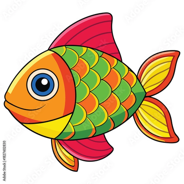 Obraz Vector file text on white background indicating digital asset