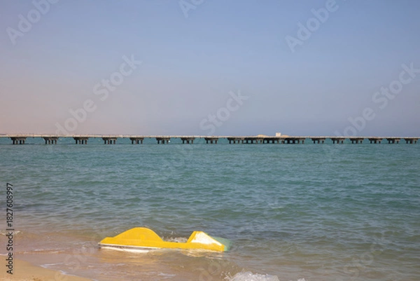 Obraz The Red Sea, The Dock and The Sky