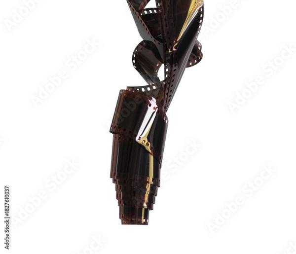 Obraz Film strip on transparent background