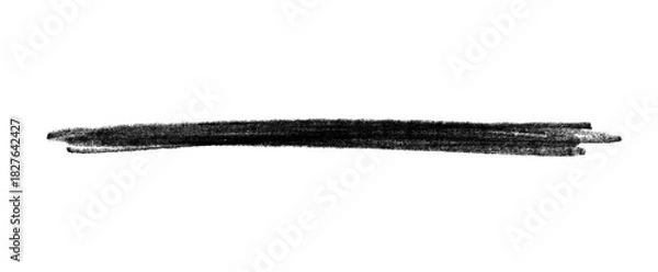 Obraz Stift Zeichnung: Schwarzer grunge Streifen