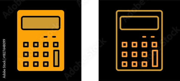 Fototapeta Calculator Vector Icon