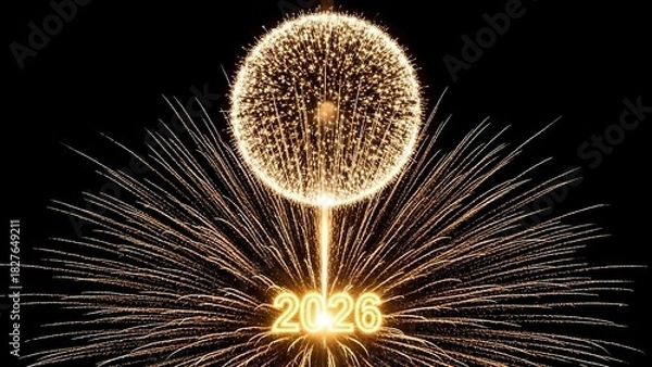 Obraz fireworks in the night sky