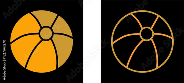 Fototapeta Beach Ball Vector Icon