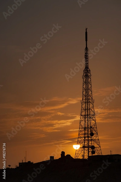 Fototapeta Wieża telekomunikacyjna, Palmyra, Syria