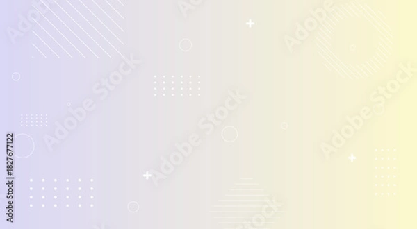 Fototapeta Abstract background with soft yellow gradient and subtle geometric grid.