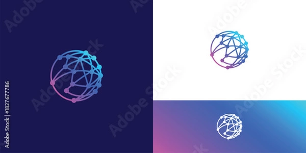 Obraz Innovate technology startup logo design template