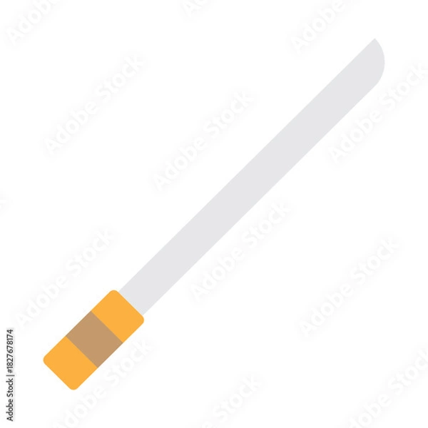 Obraz Dual Katanas Vector Flat Icon Design
