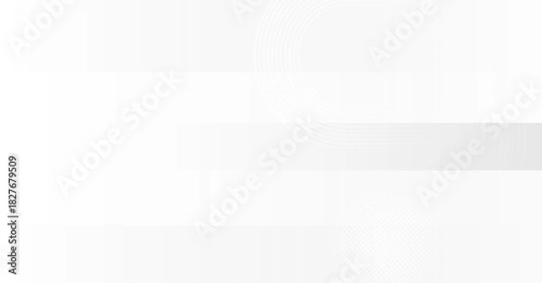 Fototapeta Abstract background with soft horizontal white lines and smooth gradient.
