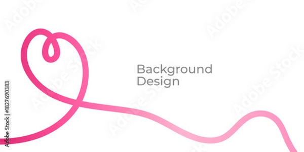 Obraz Geometric Gradient Hearts Background for Valentine’s Day Posters and Frames