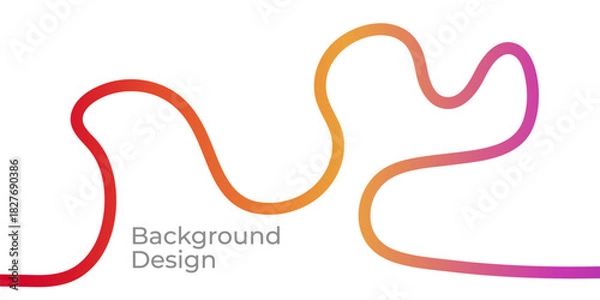 Obraz Modern Abstract Gradient Hearts Wallpaper for Valentine’s Day Projects