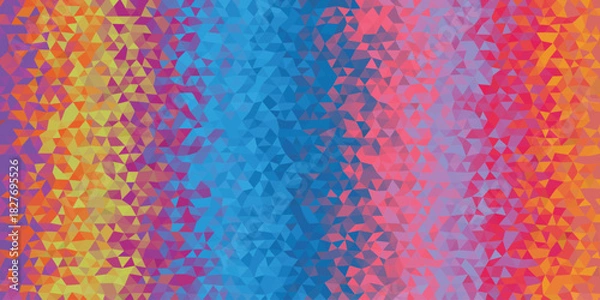 Fototapeta A Vibrant Fusion of Colors Blending Into Dynamic Abstract Harmony