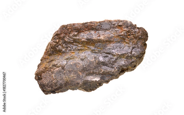 Obraz coal isolated on white background