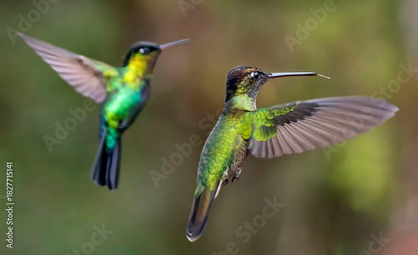 Fototapeta hummingbirds in flight
