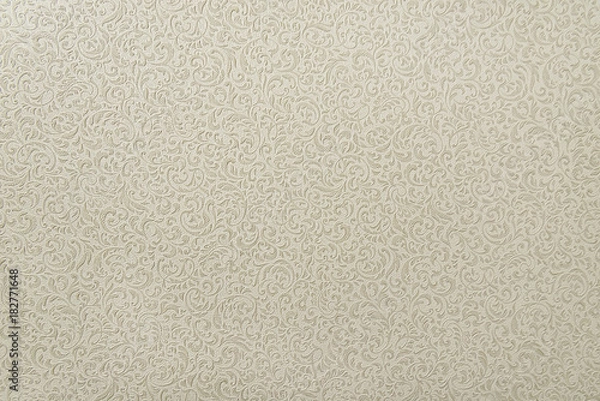 Fototapeta Beige botanical wallpaper background