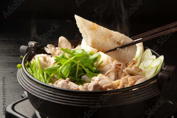 Obraz きりたんぽ鍋