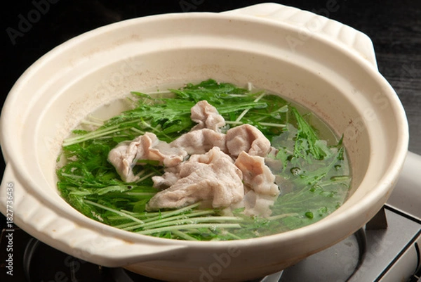 Obraz 豚肉のはりはり鍋