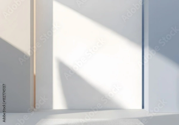 Fototapeta Window Shadow Minimal Background