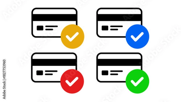 Fototapeta Secure Payment Icon Vector Dual Tone | Safety, Shield, Protection, Finance Symbol