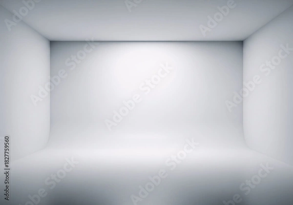 Fototapeta White Empty Room Background