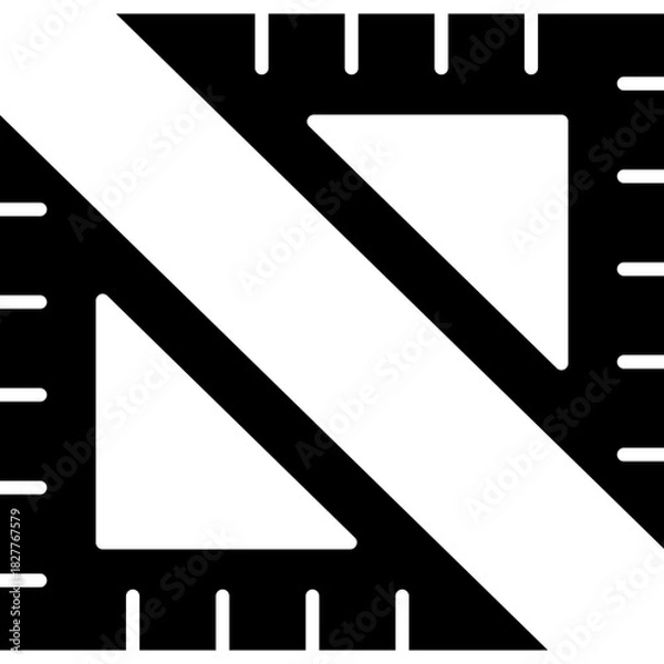 Fototapeta Rulers Icon Vector Element