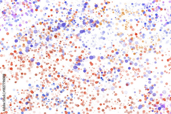 Fototapeta Christmas and new year blur orange and blue lights for graphics use.