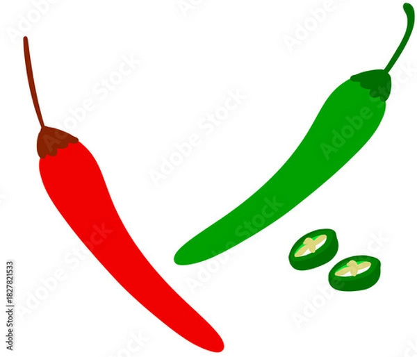 Obraz hot chili peppers