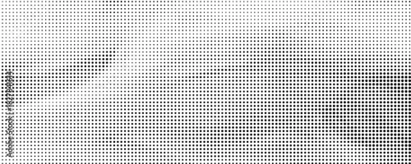 Obraz Wave halftone pattern. Halftone dots background. vector eps 10