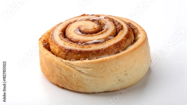 Obraz bread on white background