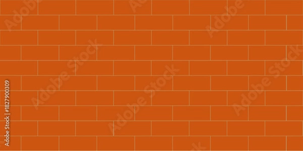 Obraz Red Brick Wall Seamless Background