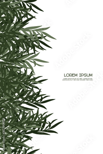 Obraz Summer- poster layered template design