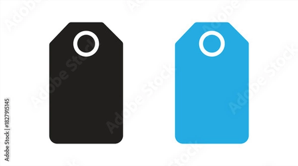 Fototapeta Price Tag Icon User Interface Design Illustration, vector illustration