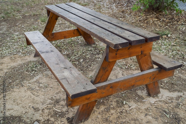 Fototapeta bench in the park