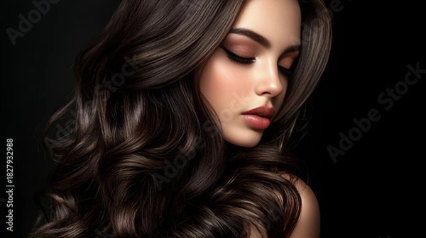 Obraz closeup of a model