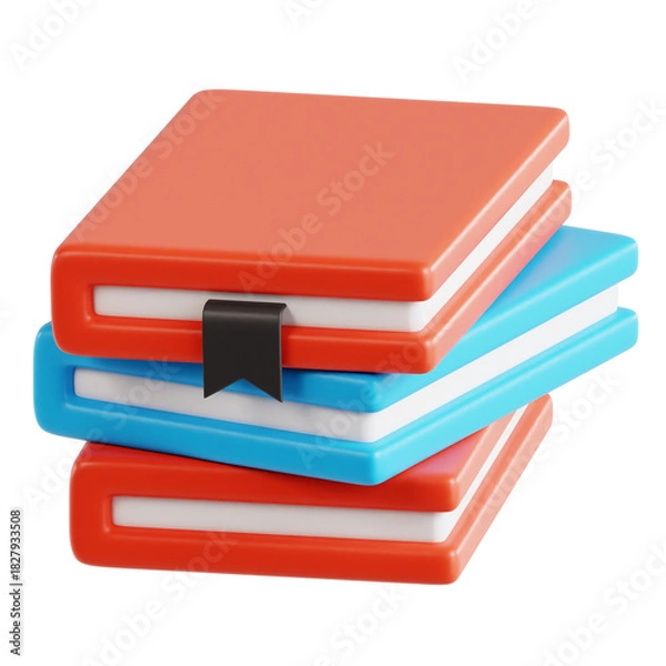 Obraz book 3d Illustration