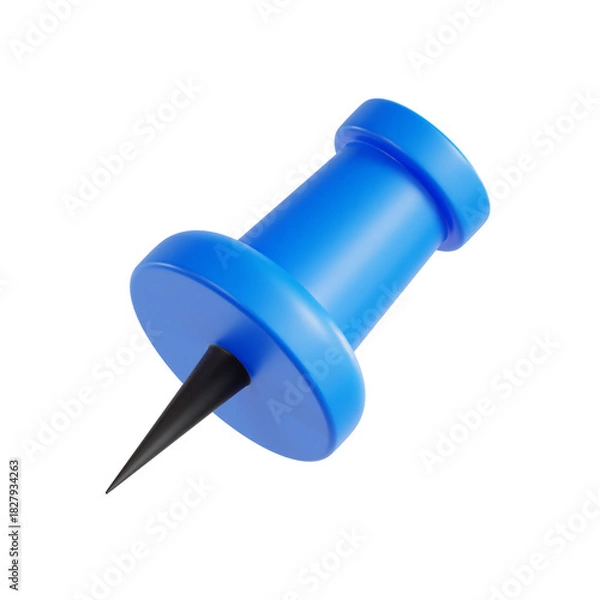 Obraz push pin 3d Illustration