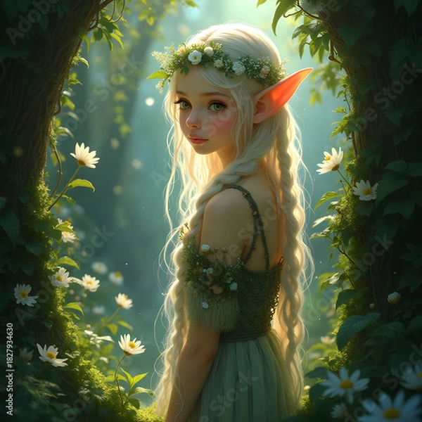 Obraz cute little ivy fairy