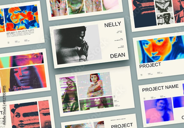 Obraz Minimal Portfolio Deck Layout