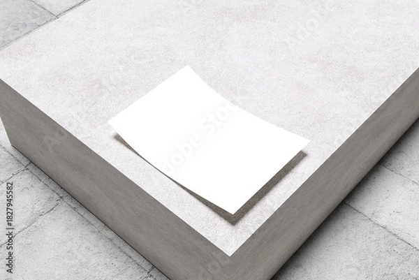 Fototapeta A4 Flayer Mockup Blank