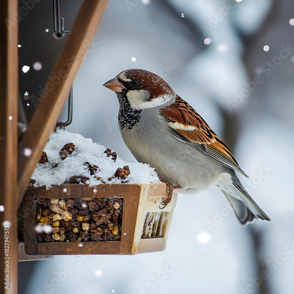 Fototapeta bird on a branch