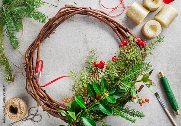 Fototapeta Advent wreath