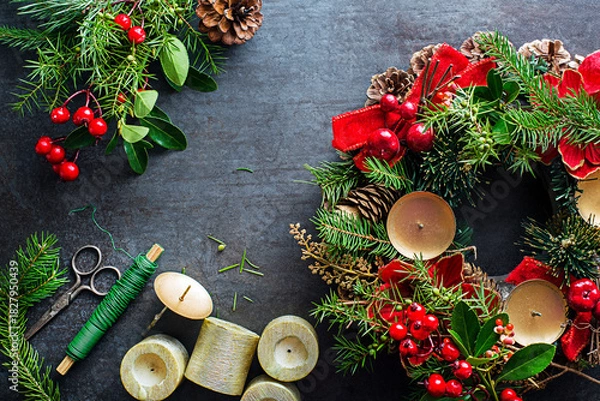 Fototapeta Advent wreath