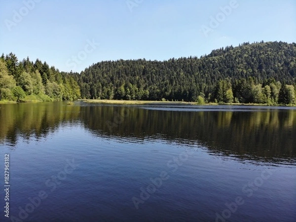 Fototapeta Lac de Lispach Vosges