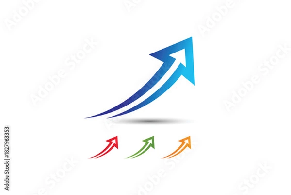 Obraz arrow logo icon design template