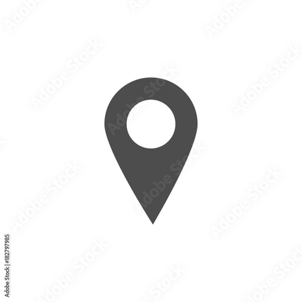 Obraz Simple location icon vector