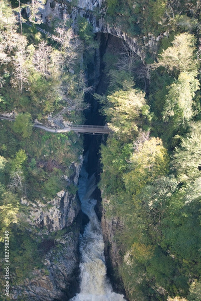 Fototapeta bridge over stream