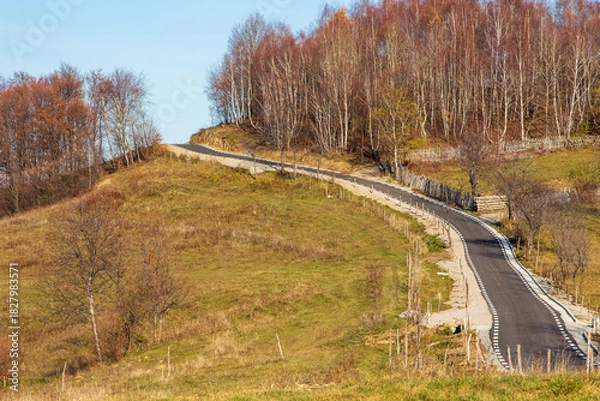 Obraz On the Transapusena, Romania