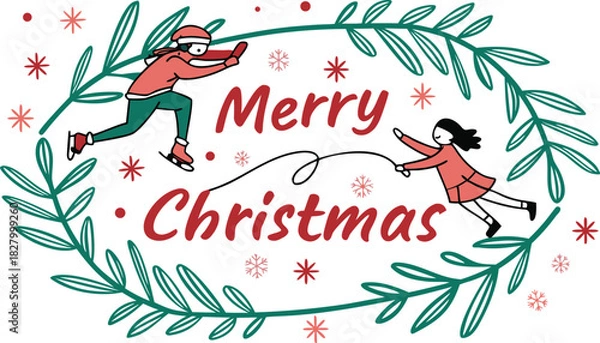 Obraz Merry Christmas design