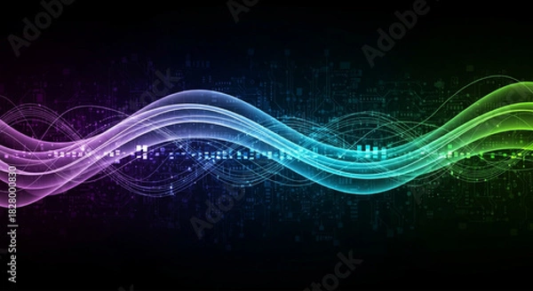 Obraz best Technology Background Design For Website